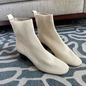 Everlane Cream Glove Boot 7.5